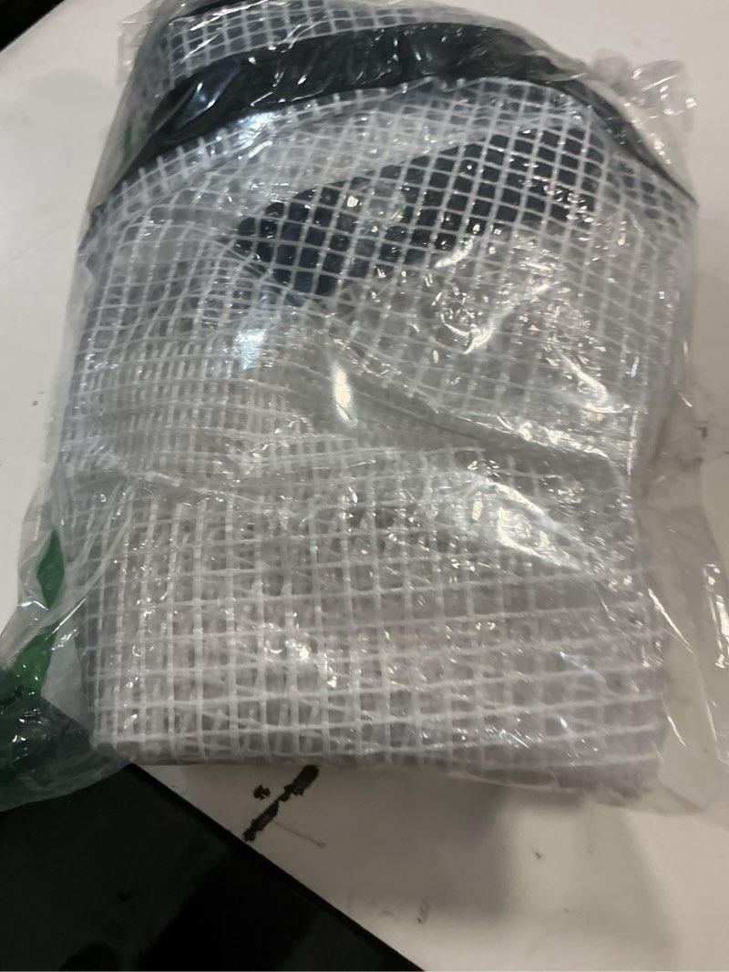 Condition photo showing Good Condition for 4×8FT Clear Tarp,Tarp Waterproof, Clear Plastic Tarps Heavy Duty Waterproof with UV Resistance and Grommets, Greenhouse Plastic for Gardening, Farming,Nursery,Garden