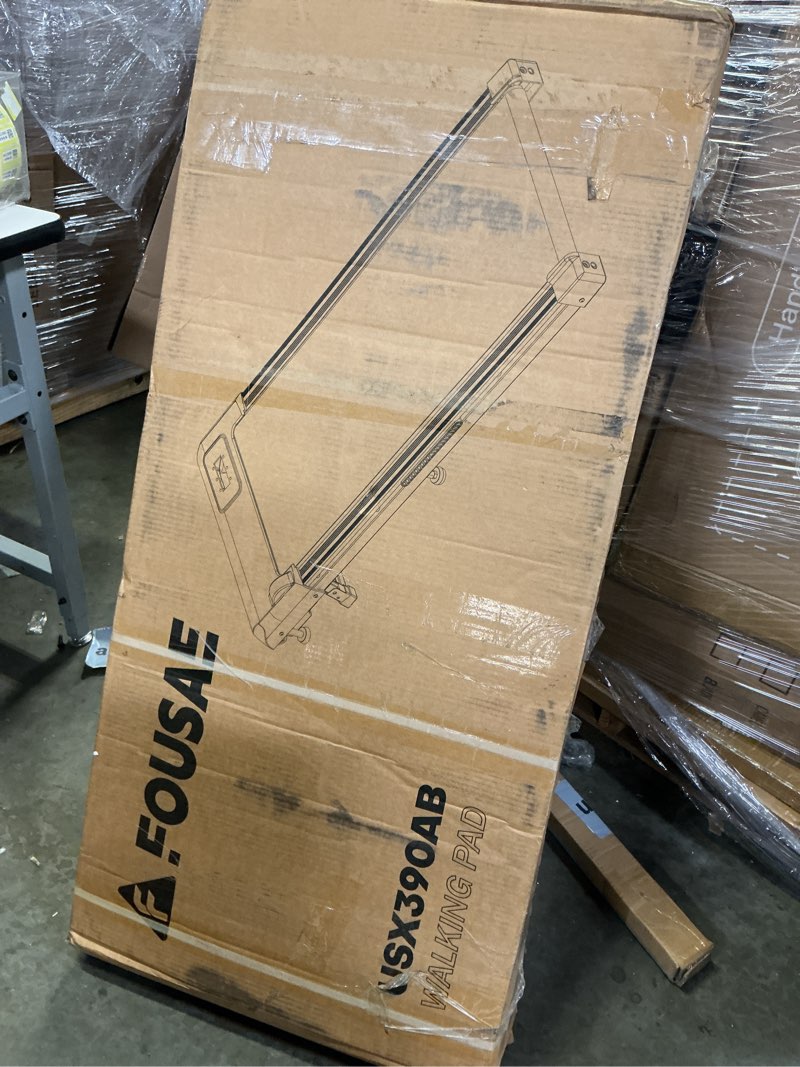 Condition photo showing Good Condition for walking pad treadmill, 6.2mph under desk walking pad with 10% incline, treadmills for home with double frame, 2.75hp brushless drive, 12 hiit programs, remote control, 350lbs capacity