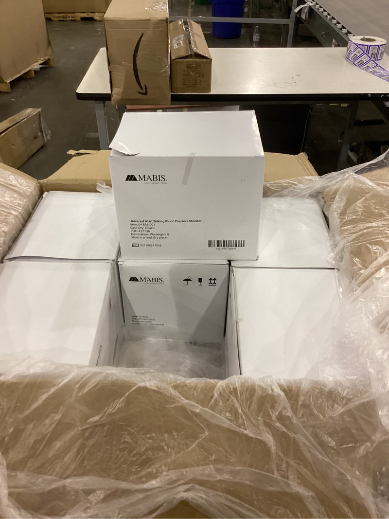 Mabis universal wrist talking blood pressure monitor lot of 6 