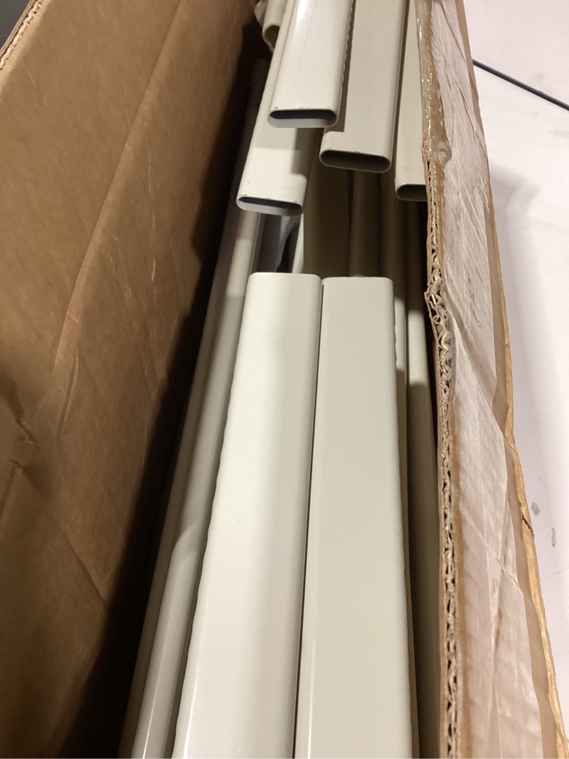 Condition photo showing As Is for height adjustable bed rail for toddlers, kids safety baby bed rail for twin/full/king/queen size bed (3 sides, 74 * 74 * 54 inch) 3 (3 sides ) 75x75x54 inch