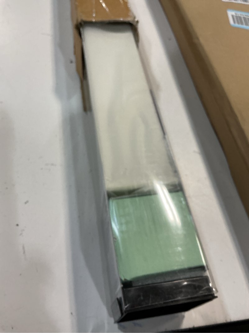 Condition photo showing New/Like New for aosky blackout roller shades cordless blinds for windows, free-stop shades with valance, thermal insulated fabric, uv protection, natural woven blinds for home and office (35" w x 72" h, ivory) ivory 35"w x 72"h