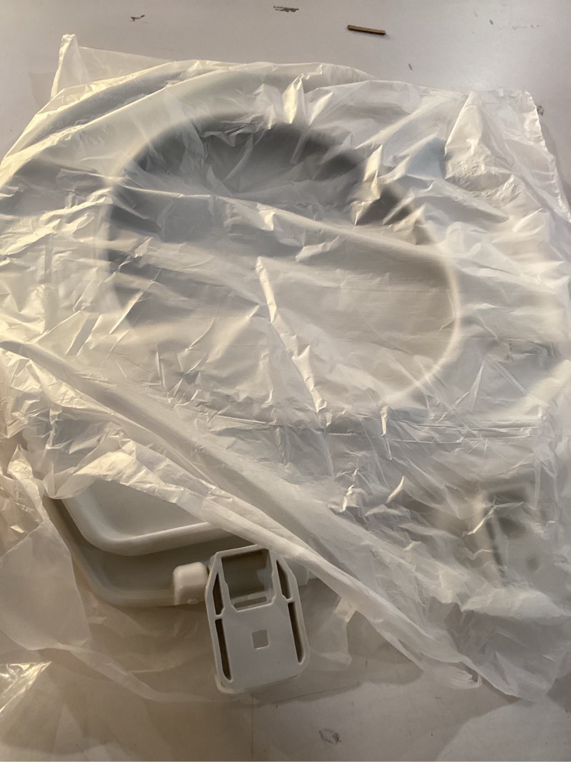 Condition photo showing item condition for Mayfair Caswell Modern Slow Close Toilet Seat, Easy Clean Hinges and Durable Plastic Seat, Made in USA, Round, White Round 1 Seat