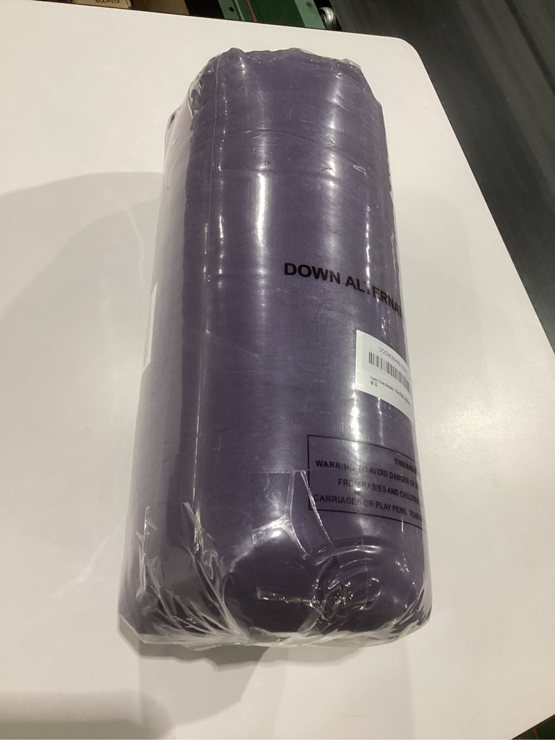 Condition photo showing New/Like New for Cosybay Down Alternative Comforter (Purple, King) - All Season Soft Quilted King Size Bed Comforter - Duvet Insert with Corner Tabs -Winter Summer Warm Fluffy, 102x90 inches King Purple
