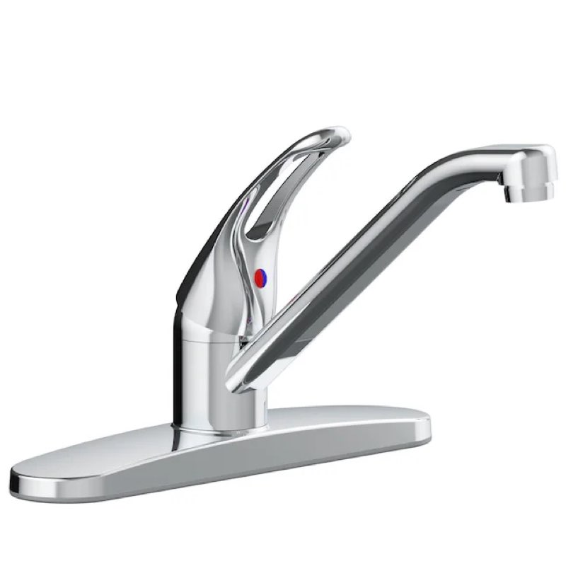 Project Source WAKEBRIDGE Polished Chrome Single Handle Kitchen Faucet
