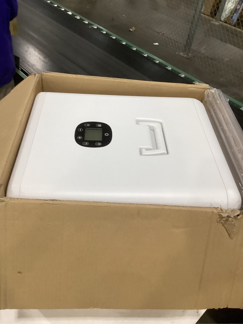 Condition photo showing As Is for 70l automatic pet dryer box - dog cat blow dryer dog drying machine kennel dryer grooming quick dog dryer for cats and small dogs quiet adjustable grooming dryer with airflow and temperature control