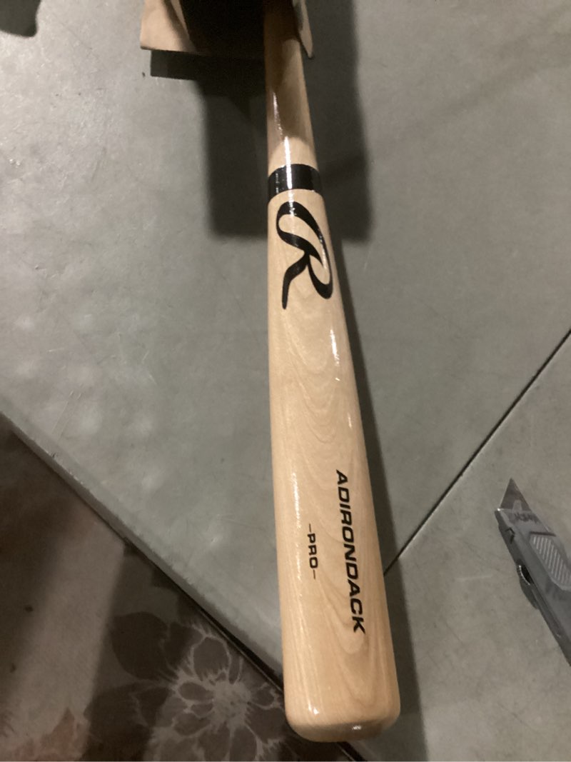 Condition photo showing As Is for rawlings | adirondack wood bat | ash | -3 drop | multiple styles natural 32 inch