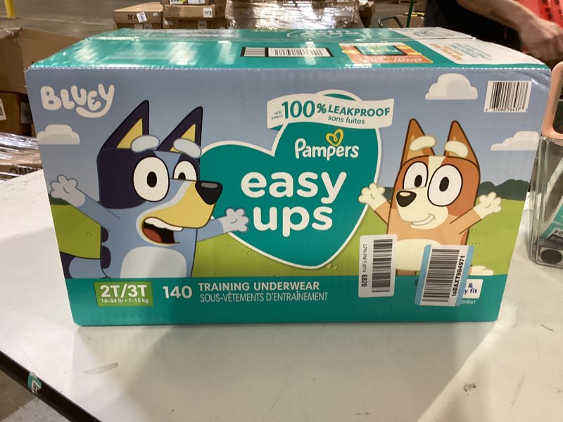 Condition photo showing Good Condition for pampers training pants - easy ups girls & boys - size 2t-3t, 25 count, my little pony potty underwear (packaging may vary) 2t-3t 25