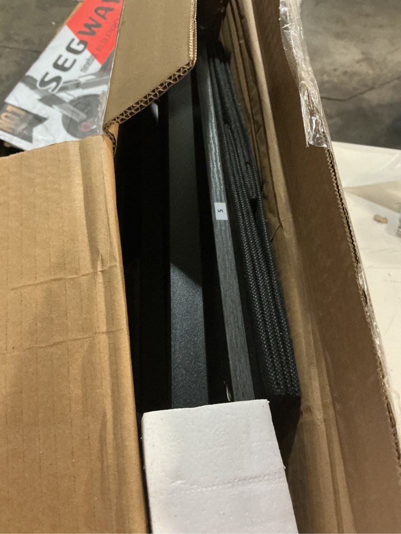 Condition photo showing Good Condition for similar huuger computer desk, 55 inch home office desk, gaming writing work from home study desk, large legroom, sturdy metal frame, modern simple, black black 54inch