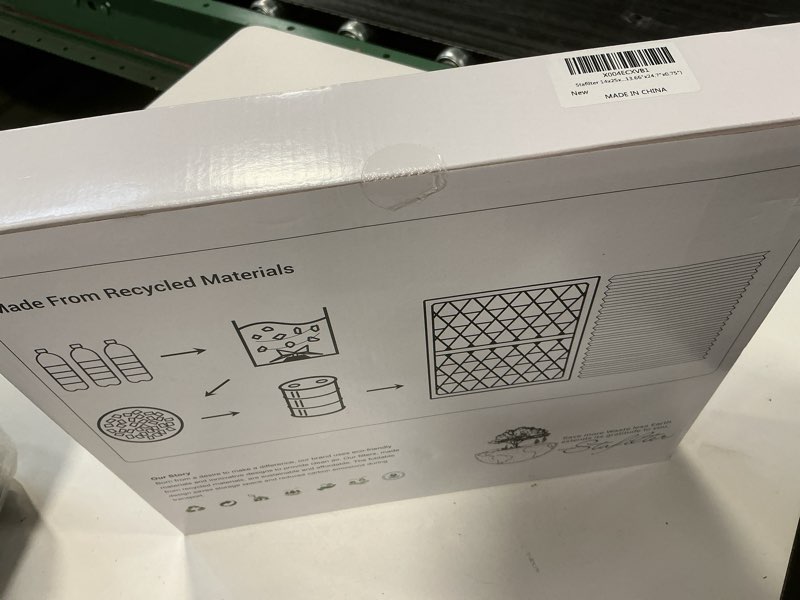 Condition photo showing New/Like New for Reusable 14x25x1 Air Filter (MERV 8), 1 Foldable Frame + 6 Refills (Not Individual Filters), Greener HVAC AC Furnace Air Filters MPR 700&FPR 5(Actual Size:13.75"x24.75"x0.75") 14x25x1 (MERV 8) 1 Frame & 6 Refills