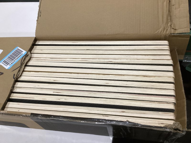 Condition photo showing As Is for meliusly slatsure twin size horizontal bed slats – heavy duty wood replacement bed slats, bed frame support slats, slatted wooden mattress support base for broken, sagging or worn-out slats twin (37x75'')
