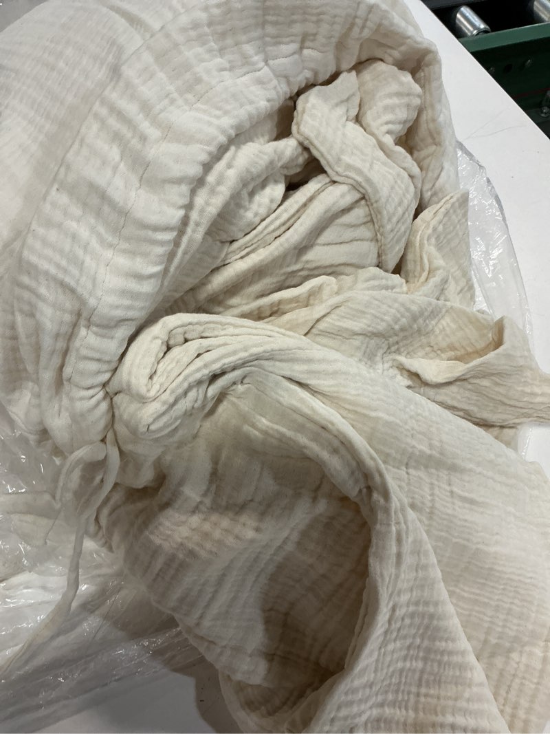 Condition photo showing Good Condition for organic cotton gauze duvet cover set queen