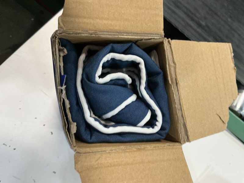 Condition photo showing New/Like New for miulee pack of 2 outdoor waterproof pillow covers decorative farmhouse throw pillow covers square solid color couch cushion covers for patio tent bed sofa living room 24x24 inch navy blue 24" x 24" (pack of 2) navy blue