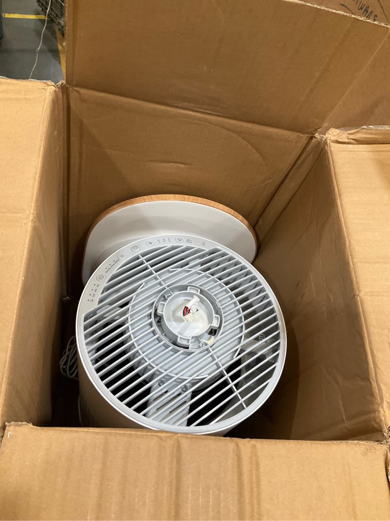 Condition photo showing As Is for switchbot air purifier for home large room up to 3620 ft², pet mode, support matter, 21db, washable pre-filter, aromatherapy, works with alexa, google home, apple home, ideal for odor, dust & pet hair air purifier - table model - standard white