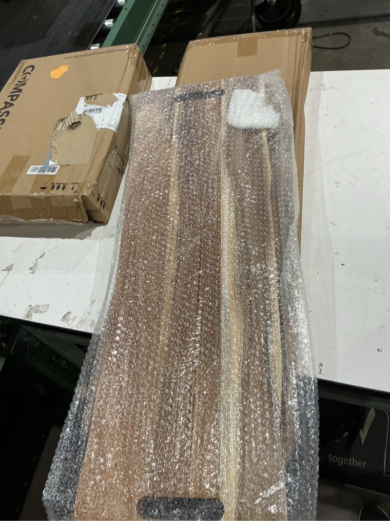 Condition photo showing Good Condition for skylety 1 pieces 35.4" large charcuterie board with handles, long acacia wooden cheese cutting board serving platter for party appetizers bread meat display kitchen decoration