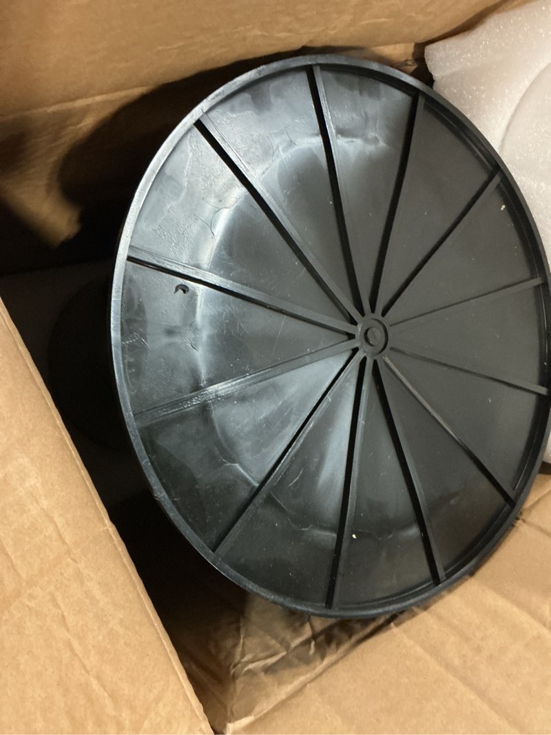Condition photo showing Good Condition for knock box for espresso grounds commercial floor-standing coffee grounds knock box with brush 18l large capacity coffee knockbox with towel and garbage bags for coffee shops,bar home,coffee lovers