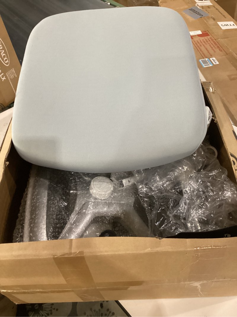Condition photo showing Good Condition for ergonomic office chair, mesh desk chair with headrest, lumbar support, thick seat cushion, flip-up arms, high back computer task chairs for home office, black/gold black/gold contemporary