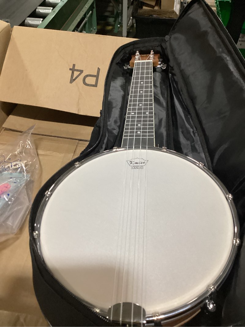 Condition photo showing Good Condition for winzz kids adults ukulele soprano beginner kit 21 inches with 8 accessories, unique color design–black 21 inches - soprano black