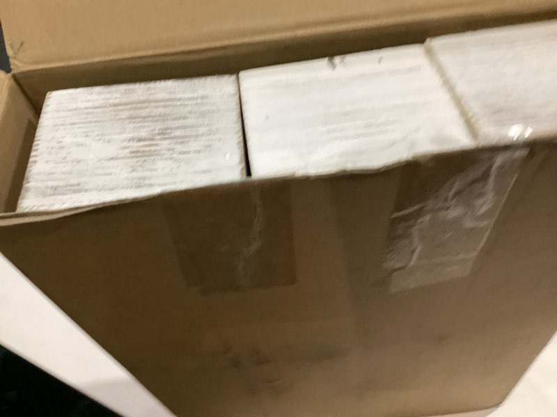 Condition photo showing Good Condition for Dandat 12 Sets Wooden Cube Planter Boxes for Centerpiece 4 Inch Flower White Wood Rustic Square Vase with Removable Plastic Liner Floral Foam Block for Garden Wedding Home Arrangement Decor