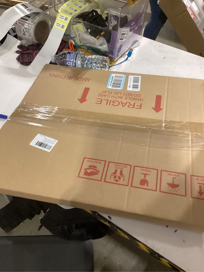 Condition photo showing New/Like New for Gold 8x10'' Floating Frame Set of 2, For Photo Sizes ( 5x7'' ,6x8'' 7x9'' up to 8x10''), Beautiful Metal Lace Edge Frames Adjustable Tabletop/Shelf Photo Frame, Classy Gift Choice for Wedding, 8x10''For 7x9''2PK Gold