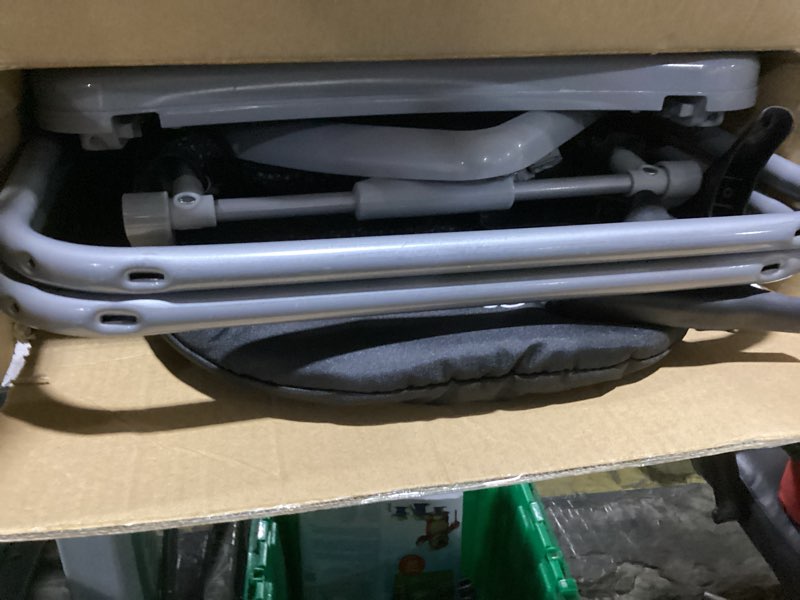 Condition photo showing New/Like New for cosco kids simple fold baby high chair, portable feeding chair, black