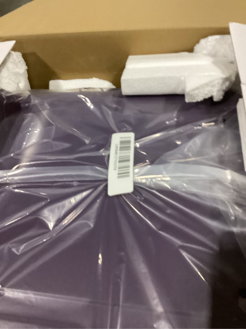 Condition photo showing As Is for bella Air Fry Toaster Oven, 7 Preset Cooking Options, Dishwasher-Safe EverGood Coated Trays Included, 60-Minute Auto Shutoff w Audible Timer, Power Indicator Light, 1700 Watt, Plum