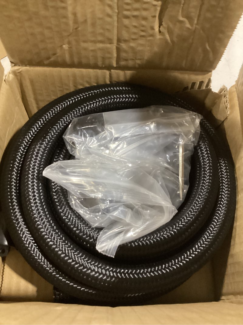 Condition photo showing Good Condition for Ucreative 10AN CPE Fuel Hose Line Fitting Kit AN10 Nylon Braided Fuel Hose 10FT Black ID: 0.56 inch (14.2mm)