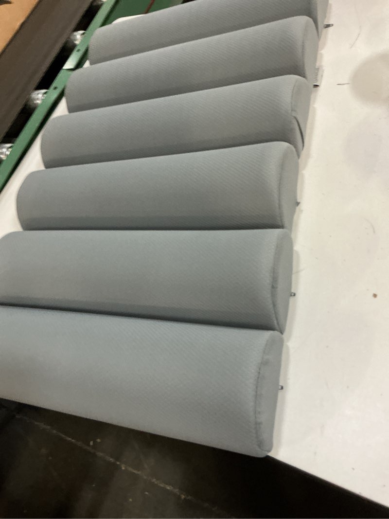 Condition photo showing Good Condition for Ergonomic Lumbar Support Pillow for High Back Office Chair - Adjustable 6 Semicircular Back Cushion with Breathable Mesh Cover,Spine Support for Desk/Gaming Chairs, Neck/Upper/Lower Back Pain Relief