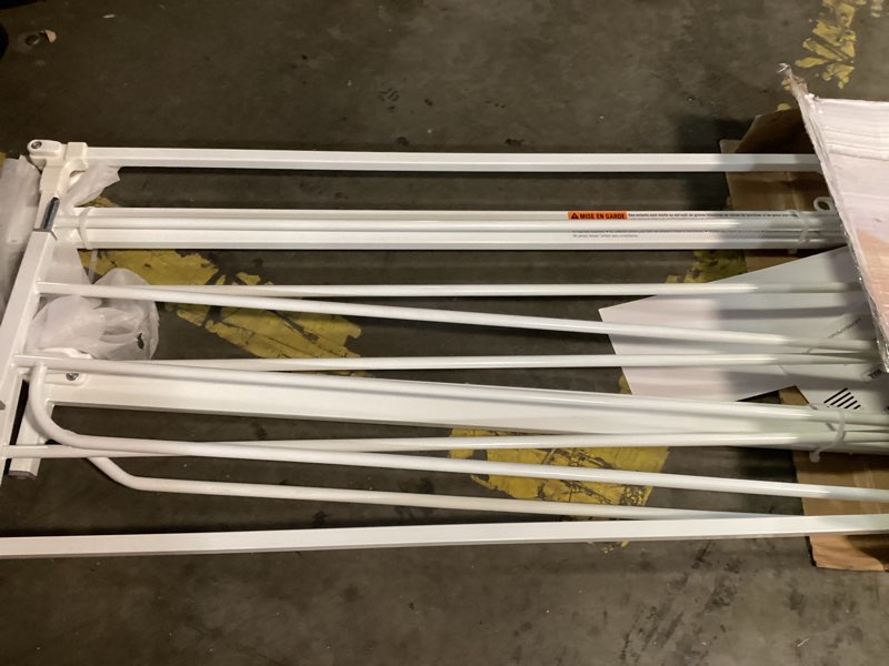 Condition photo showing Good Condition for Regalo Easy Step Extra Tall Walk Thru Baby Gate, Includes 4-Inch Extension, and 4 Pack of Wall Cups and Mounting Kit, White White 29-36.5"W x 36"H