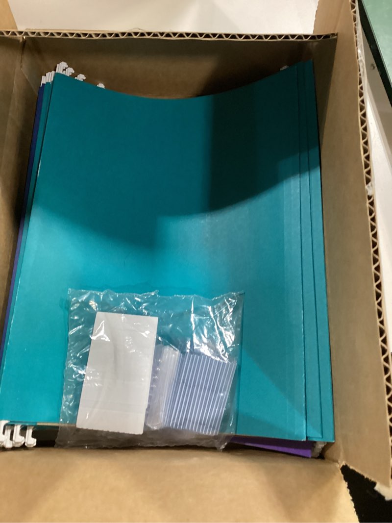 Condition photo showing Good Condition for Amazon Basics Hanging File Folders, Sturdy, Letter Size, 25-Pack, Assorted Jewel-tone Colors Assorted Jewel-tone Colors Letter