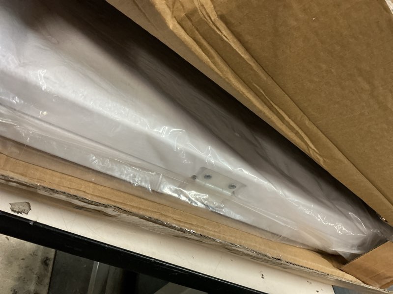 Condition photo showing Good Condition for 4ft Folding Table with Adjustable Height, 3-Level Foldable Table with HDPE Top & Steel Legs, Portable 4 Foot Folding Table for Picnic, Party, Craft, Indoor Outdoor Use, Black