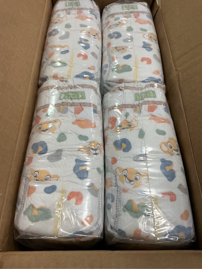 Condition photo showing New/Like New for Huggies Size 5 Diapers, Little Movers Baby Diapers, Size 5 (27+ lbs), 104 Count, Packaging May Vary Size 5 104