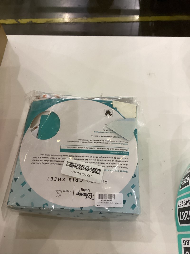 Condition photo showing New/Like New for Copper Pearl Premium Fitted Knit Crib Sheet/Toddler Sheet 'Mickey Mouse's Boo Bash'