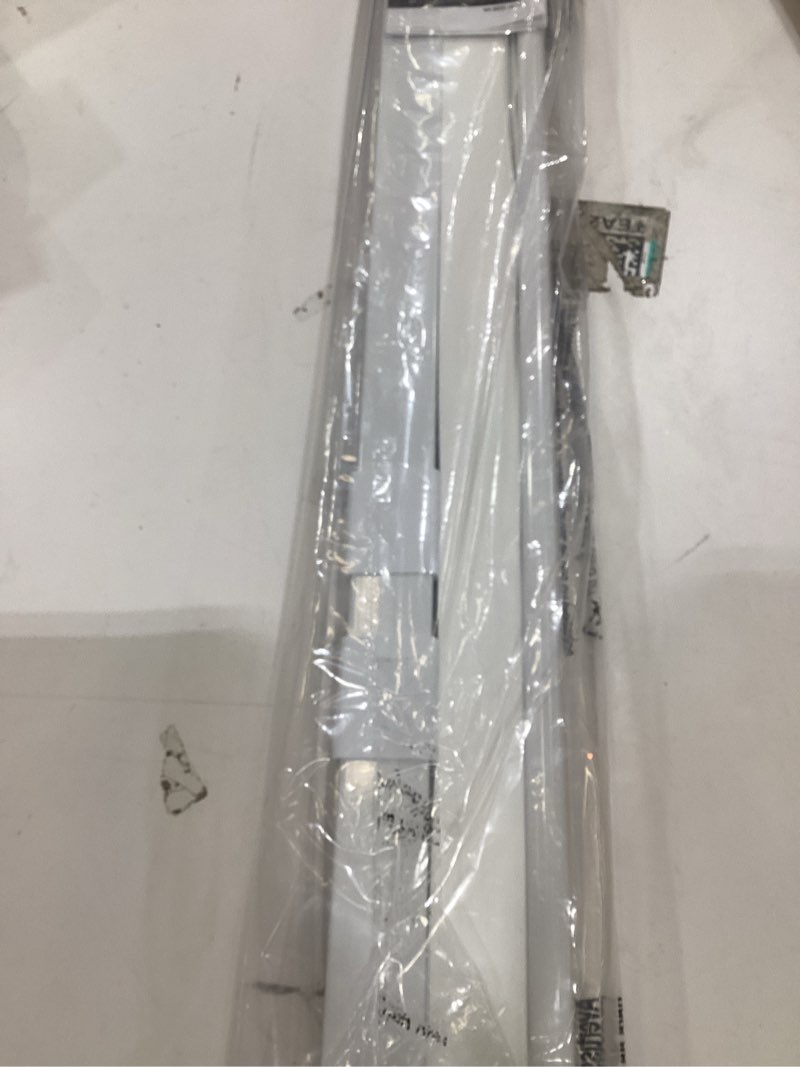 Condition photo showing New/Like New for LazBlinds Cordless Cellular Shades, No Tools No Drill Light Filtering Honeycomb Shades Pleated Blinds for Windows, 29'' W x 48'' H, White Light Filtering-white 29'' W x 48'' H