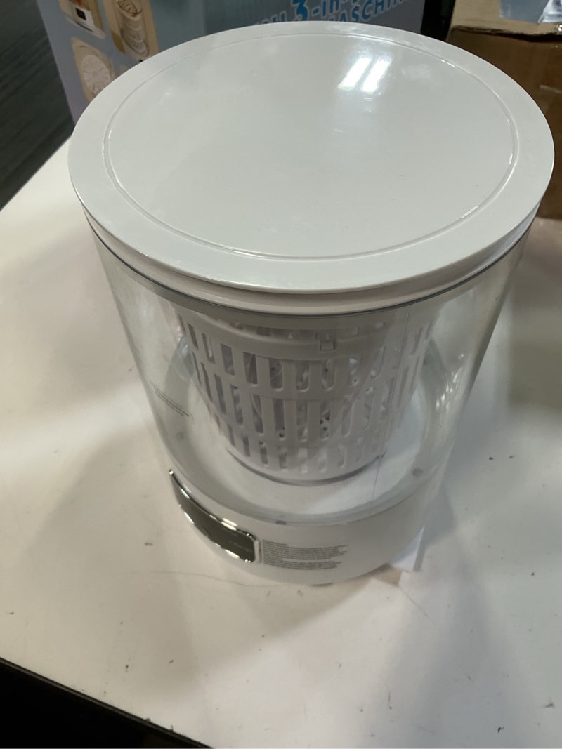 Condition photo showing Good Condition for portable mini washing machine,4l large capacity underwear washer with blue light & dehydration,deep clean small clothes,semi?automatic mini washer for family,hotel,camping