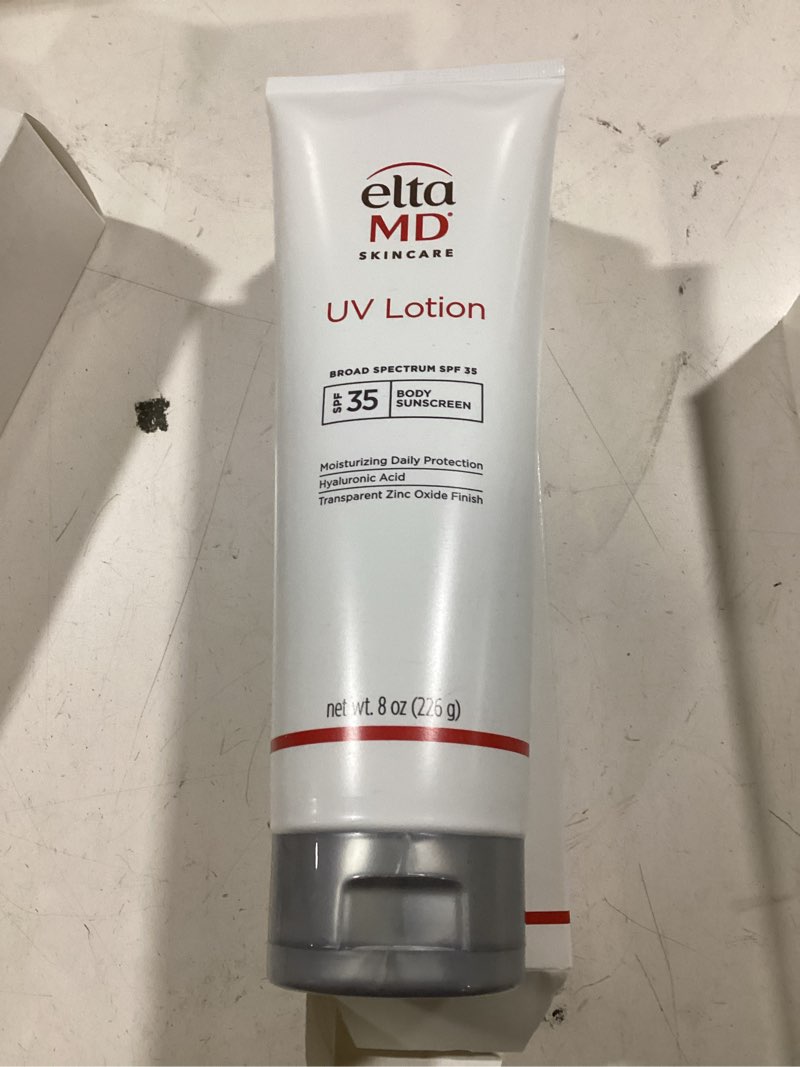 Condition photo showing Good Condition for EltaMD UV Lotion Body Sunscreen, SPF 30+ Sunscreen, Body Lotion with SPF Made with Zinc Oxide and Hyaluronic Acid, 8.0 oz Pump 8 Ounce (Pack of 1)
