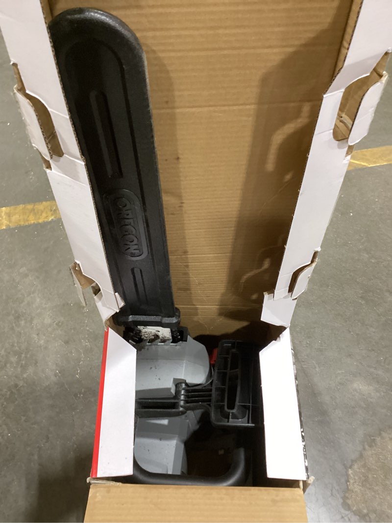 Condition photo showing As Is for oregon cs1500 self-sharpening electric chain saw chainsaw