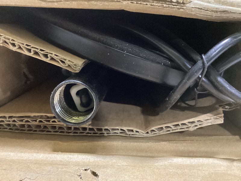 Condition photo showing As Is for TACAHE Minimalist Corner Floor Lamp - 2700K-6500K Dimmable LED Night Light - Modern Standing Mood Lamp with Remote Control for Living Room, Bedroom - 57" 12W - Black - 1Pack