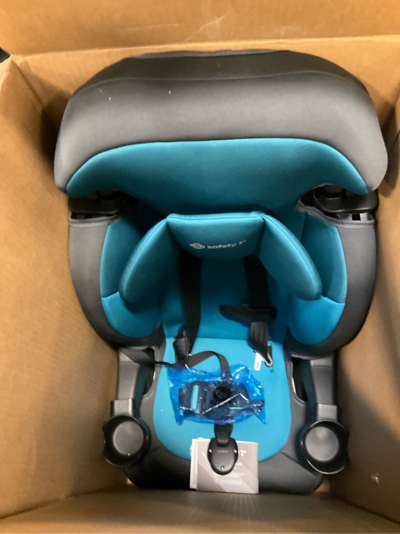 Safety 1st Grand 2-in-1 Booster Car Seat, Forward-Facing with Harness, 30-65 pounds and Belt-Positioning Booster, 40-120 pounds, Capri Teal