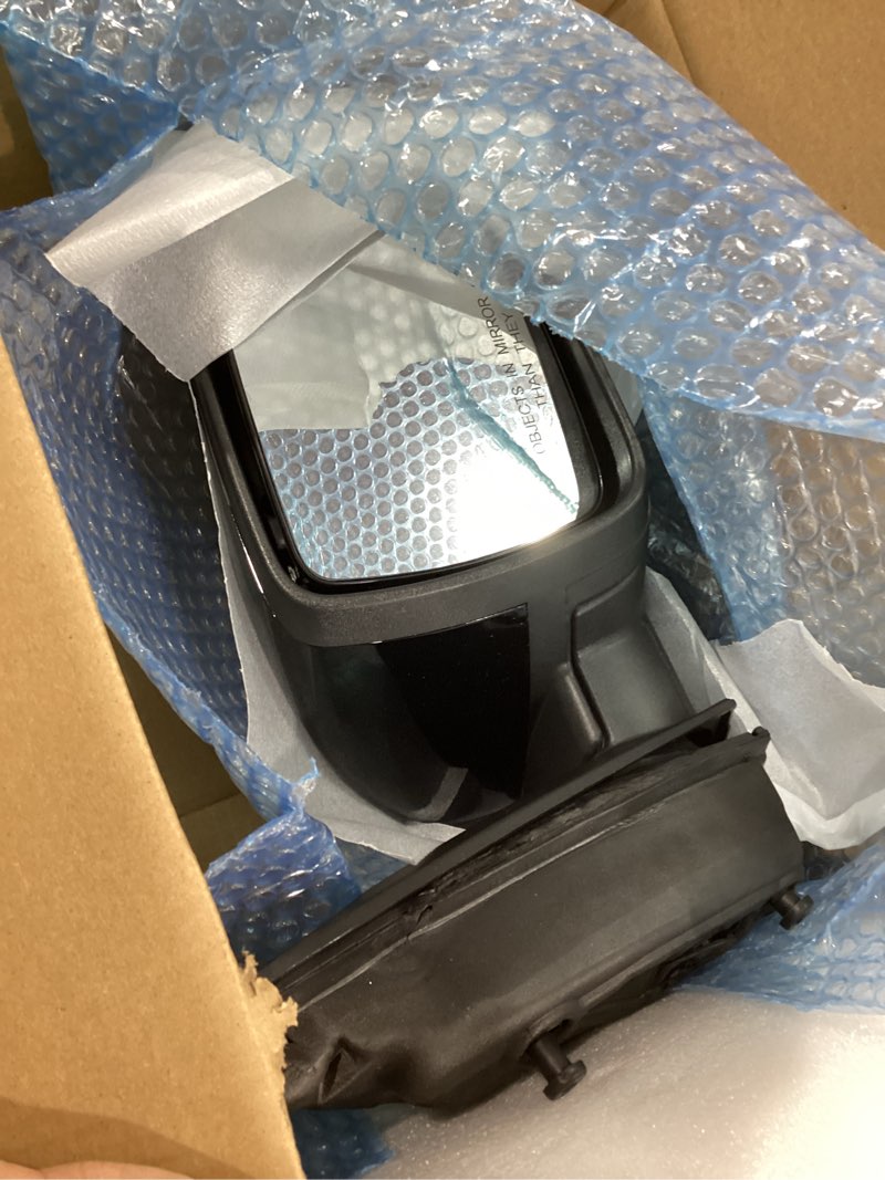 Condition photo showing Good Condition for right passenger side mirror compatible with 2015-2024 ford edge with manual folding power glass heated turn signal puddle light blind spot mirror memory black replace#jt4z-17682-eb(12pins) r-12pins black