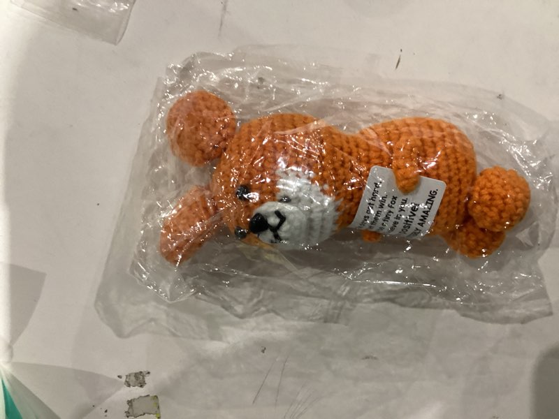 Mini Funny Positive Crochet Animals,Inspirational Handmade Crochet for Girl and Teenage Friends Emot