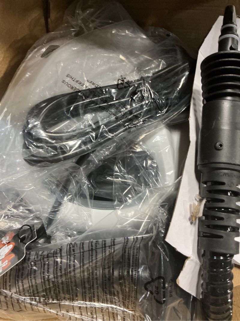 Condition photo showing Good Condition for saker handheld steam cleaner new,portable steam cleaner for home,1050w steam cleaner,4 fiber cloths for quick heating & deep cleaning of floors, cars, and kitchen steam cleaner with 4 fiber cloths