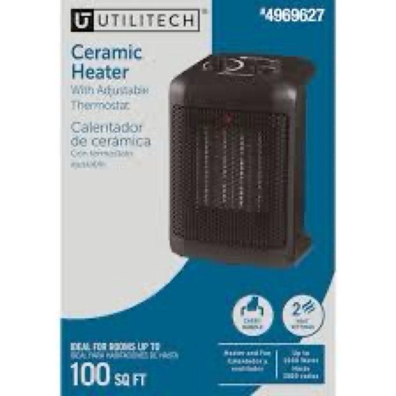 utilitech  360 ceramic heater