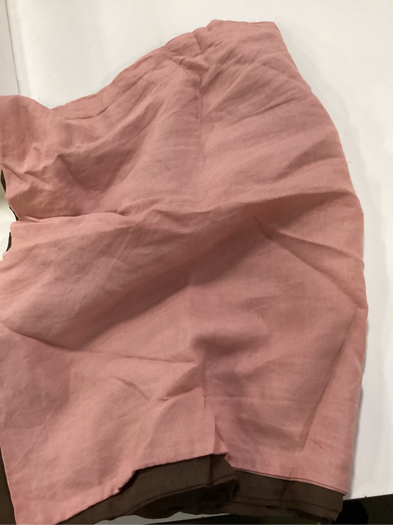 Condition photo showing Good Condition for european linen sham set, standard, desert sunset
