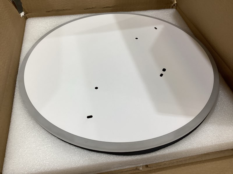 Condition photo showing Good Condition for modern led ceiling light fixture black semi flush mount light with remote control 19.69" hallway light fixtures ceilings mount dimmable ceiling lamp for bedroom,kitchen,entryway
