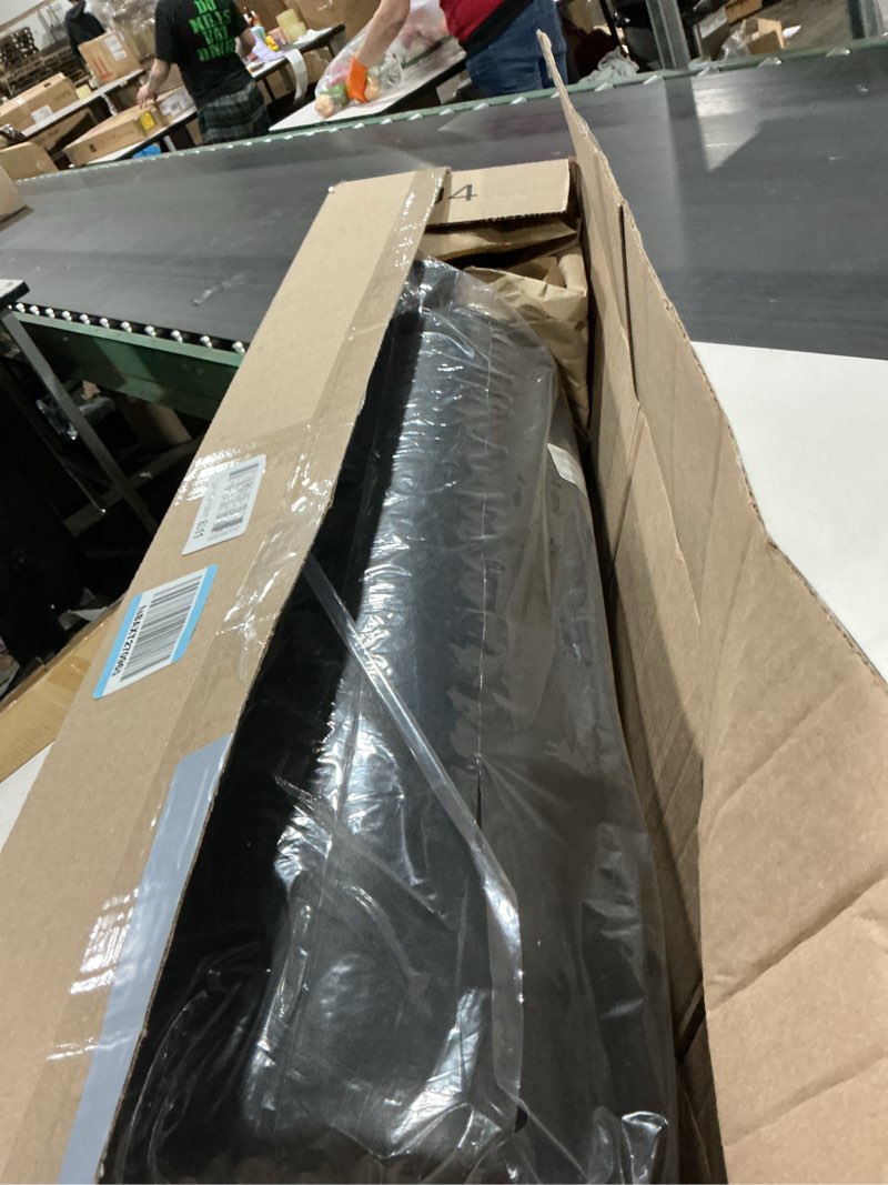 Condition photo showing As Is for rehabilitation advantage body positioning black cylinder bolster 8" x 24" 8'' x 24'' black