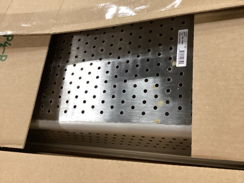 Condition photo showing As Is for winco full size pan perforated, 4-inch, medium 4" deep standard (perforated)