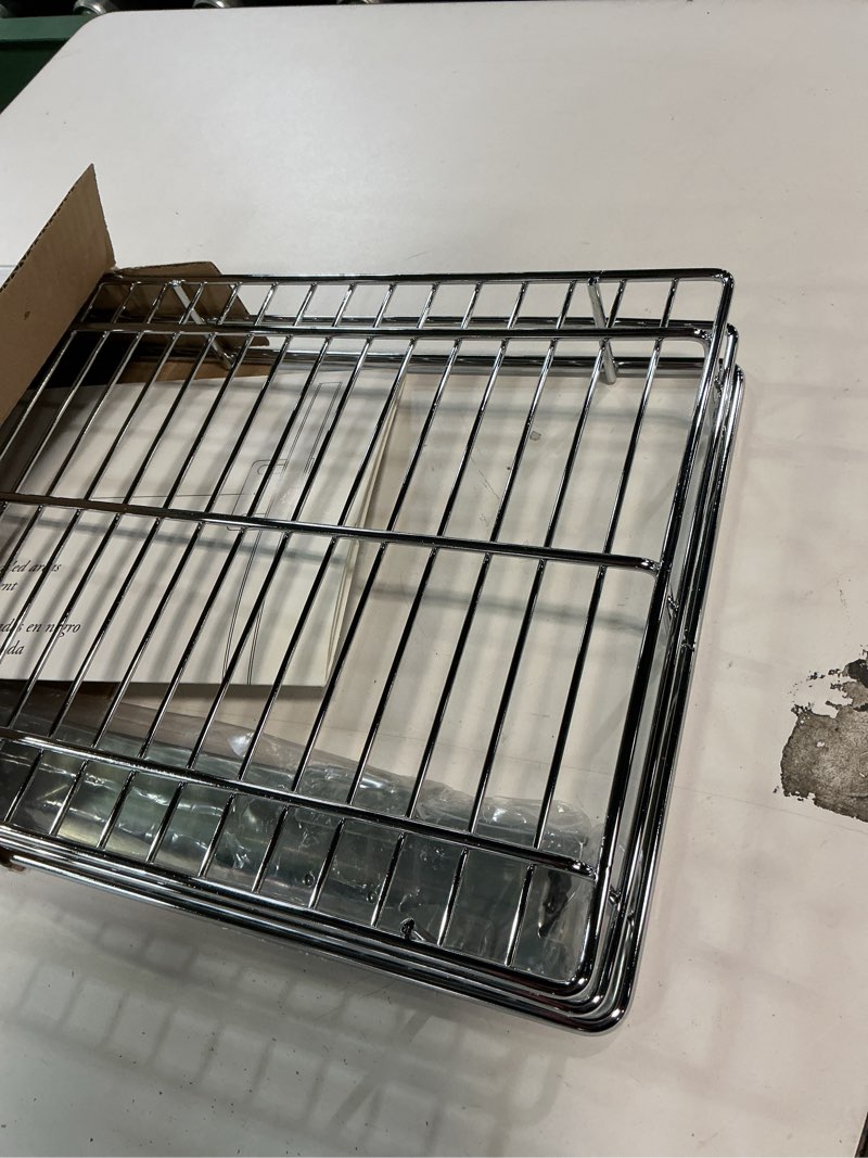 Condition photo showing Good Condition for HOLDN’ STORAGE Pull Out Cabinet Organizer, Heavy Duty Caddy w/Lifetime Limited Warranty -11”W x 21”D - Requires At Least 12-1/4” Cabinet Opening, Steel Metal Cabinet Drawers Slide Out, Chrome