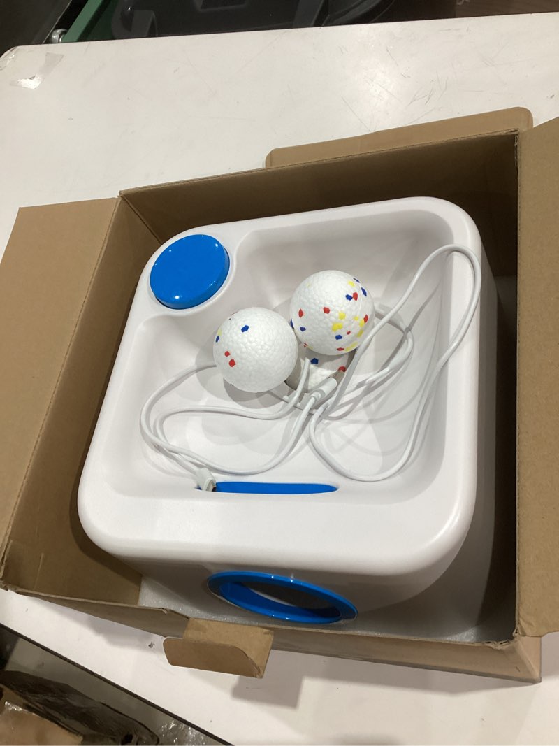 Condition photo showing Good Condition for automatic dog ball launcher, upgrade 2 in 1 interactive 3 adjustable distances dog ball thrower for small medium large dogs, rechargeable brain training paw-activated balls launcher with 4 balls