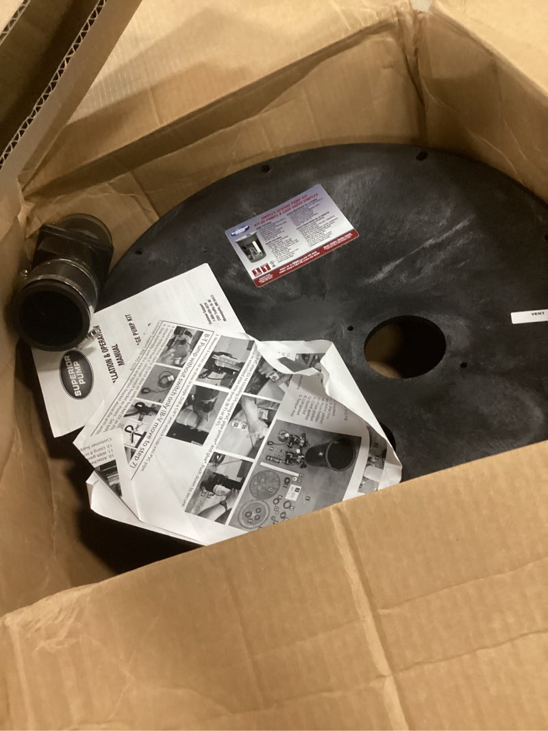 Condition photo showing Good Condition for Superior Pump 93020 1/2 HP 2" Cast Iron Sewage Pump System with Vertical Float Switch , Black