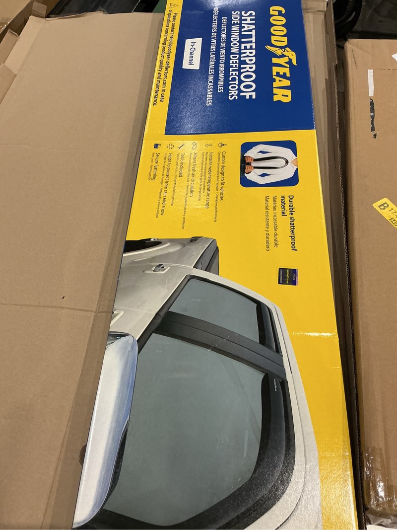 Condition photo showing New/Like New for 4pcs side window wind deflectors (unknown year make &model )